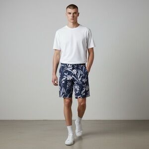 POLO Ralph Lauren Men's 32Classic Fit Stretch Golf Shorts $98 BLUE INK SPYGLASS
